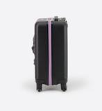 Richard Orlinski (1966) - Valise cabine (noire et parme)