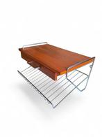 Tijdschriftenhouder - Chroom, Hout - Denemarken - ontwerp