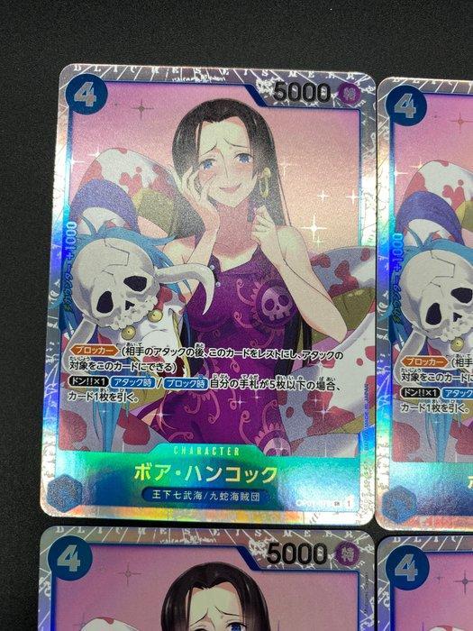 Bandai - 4 Card - One Piece - Boa Hancock OP01-078 SR, Hobby en Vrije tijd, Verzamelkaartspellen | Overige