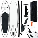 vidaXL Ensemble de planches SUP gonflables Noir et blanc, Verzenden, Neuf