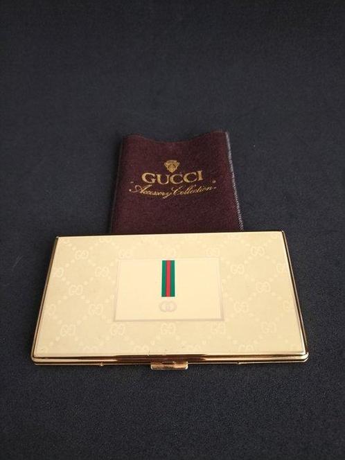 Gucci - Sigarettendoos - Sigaretten doosje - Metaal, Collections, Articles de fumeurs, Briquets & Boîtes d'allumettes