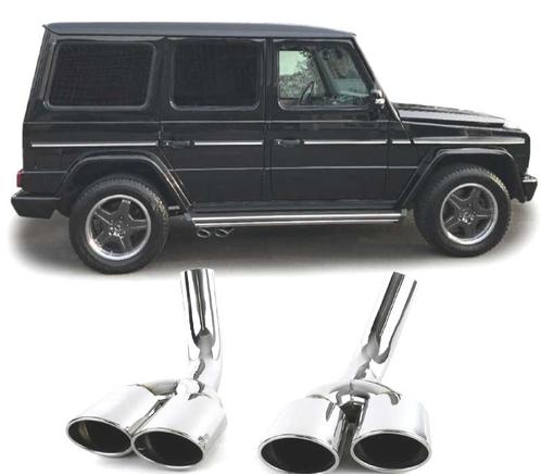 EMBOUT DÉCHAPPEMENT SPÉCIFIQUE MERCEDES G W463 89- LOOK AMG, Auto-onderdelen, Uitlaatsystemen, Verzenden