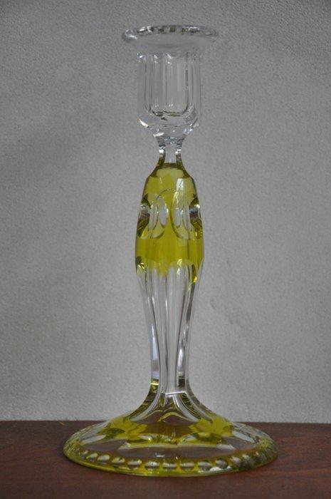 Val Saint Lambert - Kaarsenhouder - Kristal - koppel, Antiek en Kunst, Antiek | Glaswerk en Kristal