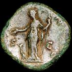 Empire romain. Faustina II (Augusta, AD 147-175). Sestertius, Postzegels en Munten
