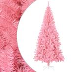vidaXL Kunstkerstboom met standaard 180 cm PVC roze, Verzenden, Nieuw
