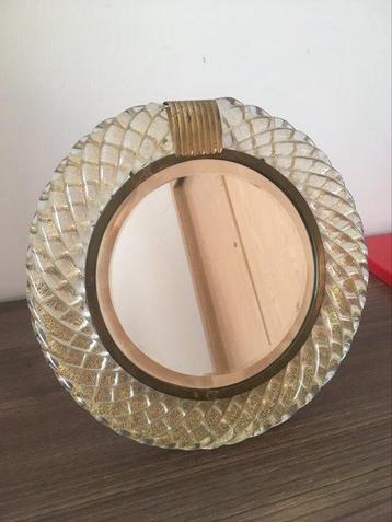 Seguso Vetri dArte - Miroir  - Laiton, Verre de Murano -