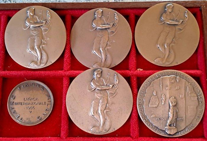 Italië. medaglie postume. 1900-2000 (Zonder minimumprijs), Postzegels en Munten, Munten en Bankbiljetten | Toebehoren