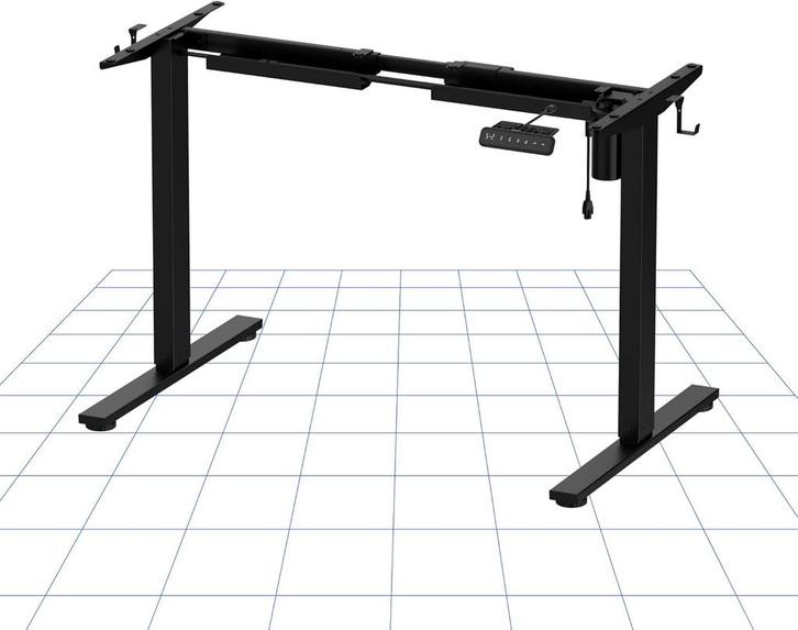 Zit sta bureau - Elektrisch - Verstelbaar - Bureauframe - Zw, Diversen, Bureau-accessoires, Nieuw, Verzenden
