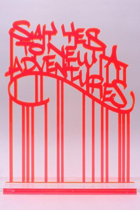 Golden Boy (2000) - SAY YES TO NEW ADVENTURES -, Antiek en Kunst, Kunst | Schilderijen | Modern