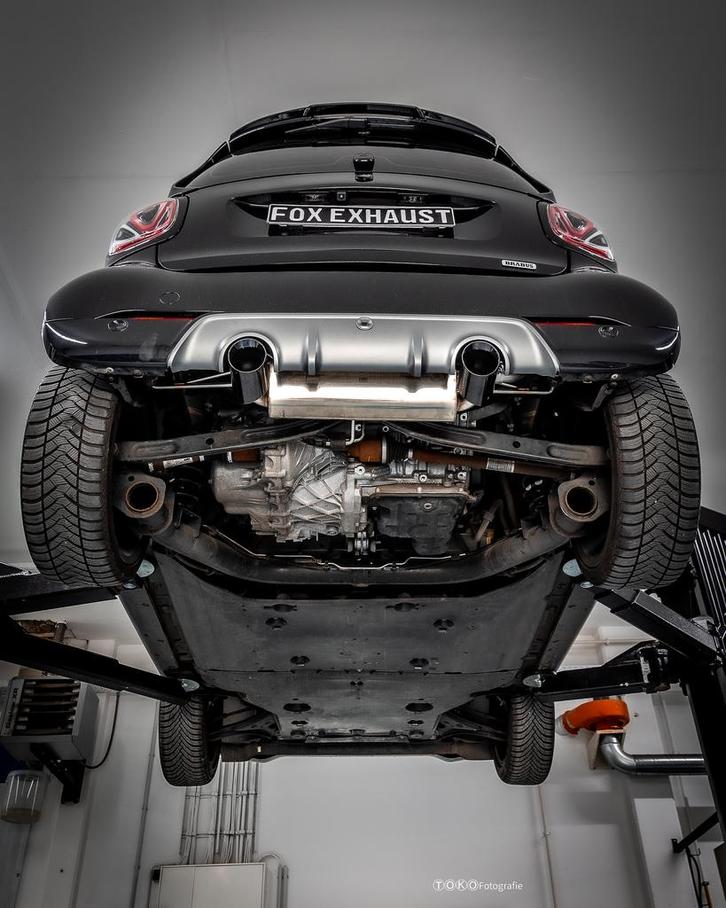 FOX Smart Fortwo 453 met Brabus achterschort einddemper dwar, Auto-onderdelen, Uitlaatsystemen, Nieuw, Verzenden