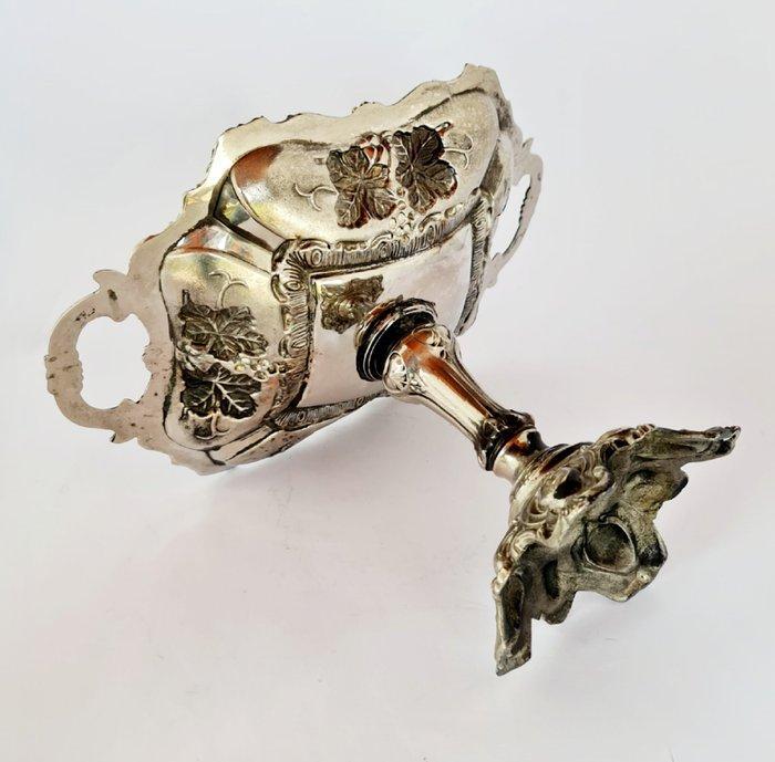 Tafelmiddenstuk - Antiek Depose zilververguld pedestal, Antiek en Kunst, Antiek | Keukengerei