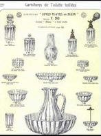 St. Louis - Karaf (2) - Cotes plates en plein série F263. -, Antiek en Kunst, Antiek | Glaswerk en Kristal