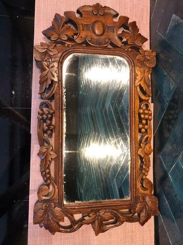 Miroir - Chêne - magnifique sculpté à la main