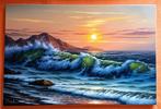 Serhii Stoev (1971) - Sunset over the sea, Antiek en Kunst, Kunst | Schilderijen | Klassiek