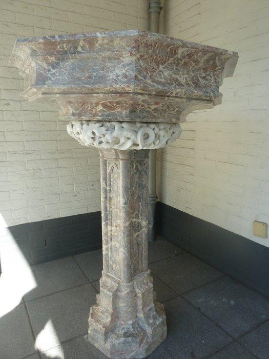 Bénitier - 1850-1900 - Magnifique fontaine baptismale, Antiek en Kunst, Kunst | Niet-Westerse kunst