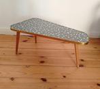 Table dappoint - Bois, Laiton - DDR Blumenbank Âge de