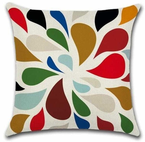 Kussenhoes Mia exclusief vulling veelkleurig, Huis en Inrichting, Woonaccessoires | Kussens, Nieuw, Verzenden