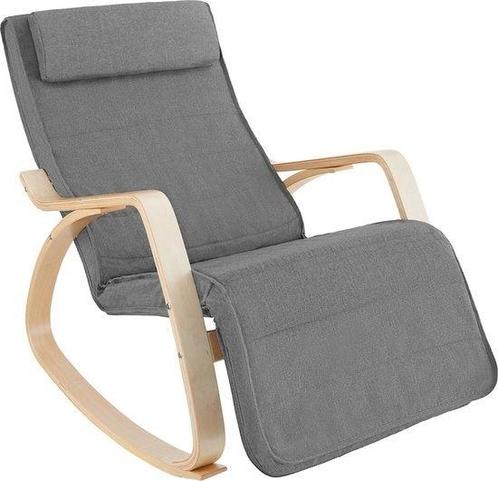 Tweedekans | tectake - Schommelstoel Onda fauteuil -, Huis en Inrichting, Fauteuils, Ophalen of Verzenden