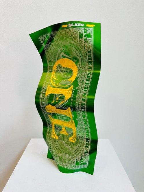 Karl Lagasse (1981) - One Dollar Green Yellow One (43ex) -, Antiek en Kunst, Kunst | Schilderijen | Modern