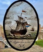 Glas-in-loodraam - second half 20th century, Antiek en Kunst