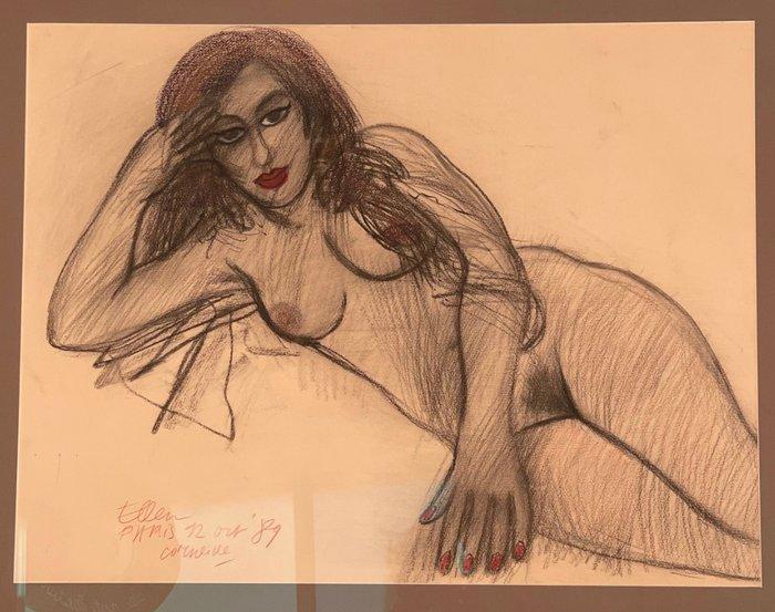 Corneille (1922-2010) - Ellen Paris 12 Octobre 89, Antiek en Kunst, Kunst | Schilderijen | Modern