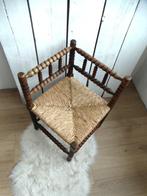 Chaise - Fauteuil dangle - Chêne - Bobbin corner chair, Antiek en Kunst