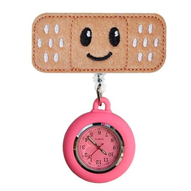 Fako - Verpleegstershorloge - Roller Pleister - Emoji Smile, Handtassen en Accessoires, Horloges | Dames, Verzenden