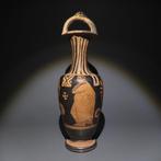 Oud-Grieks Keramiek Amfora. 4e eeuw v.Chr. 29,5 cm hoog.