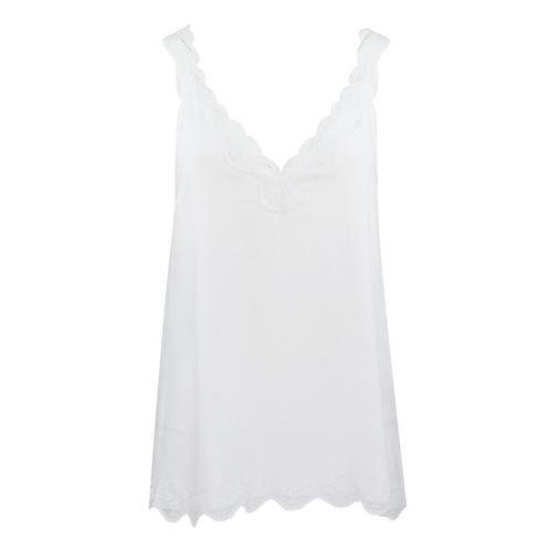 Marc Aurel • witte kanten top • 36, Kleding | Dames, Blouses en Tunieken, Verzenden