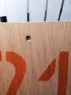 Oude politie-schietbaanplaten met cijfers - Reclamebord (8)