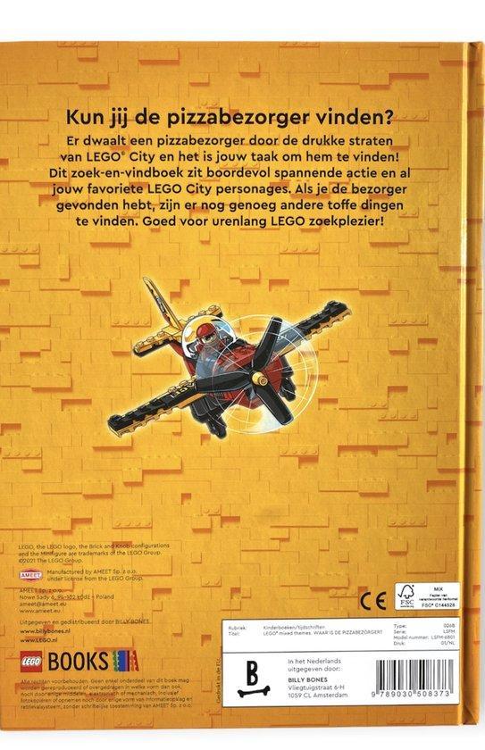 Lego zoek & vind Waar is de pizzabezorger? zoek en-vindboek, Boeken, Overige Boeken, Zo goed als nieuw, Verzenden
