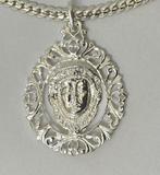 Chaîne avec médaillon de Cara Virgen Del Rocio de Séville.