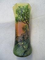 LEGRAS & Cie. Vase Art Nouveau - Vaas - Geëmailleerd glas.
