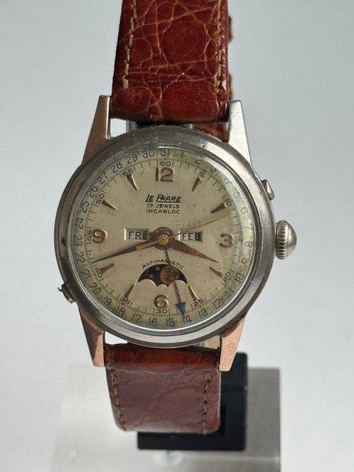 Le Phare - Moonphase - Zonder Minimumprijs - Unisex -, Handtassen en Accessoires, Horloges | Heren