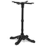 Pied de table style rustique CABARET 75 en métal noir