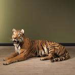 Tijger Liggend Taxidermie Opgezette Dieren By Max, Verzamelen, Dierenverzamelingen, Ophalen of Verzenden, Nieuw, Wild dier, Opgezet dier