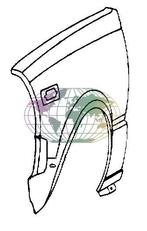 SUZUKI ALTO, 2009-2015 - SPATBORD, met zijknipperlichtgat..., Auto-onderdelen, Carrosserie, Nieuw, Verzenden