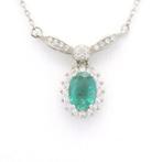 Smaragd - Zilver, S925 zilver – Natuurlijke smaragdring en, Antiek en Kunst