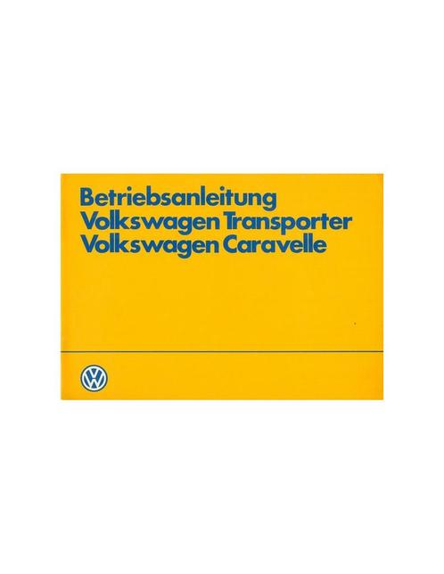 1983 VOLKSWAGEN CARAVELLE TRANSPORTER INSTRUCTIEBOEKJE, Autos : Divers, Modes d'emploi & Notices d'utilisation