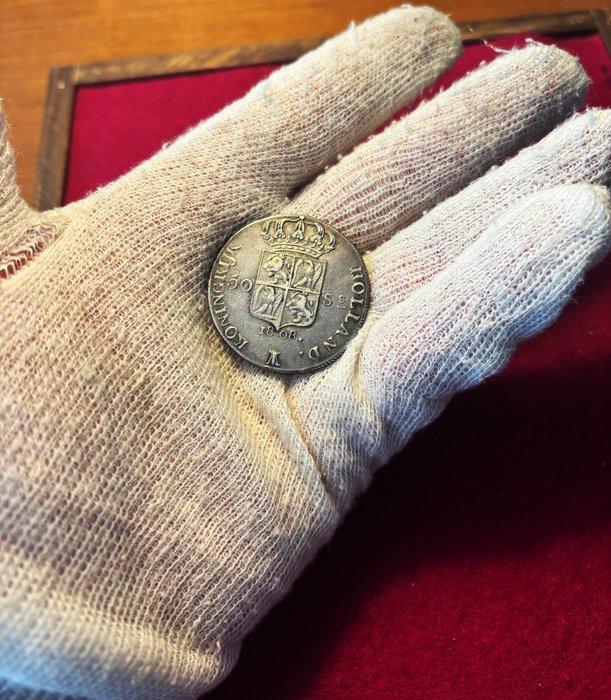 Nederland. Lodewijk Napoleon. 50 Stuiver 1808 (Type I, c) -, Timbres & Monnaies, Monnaies | Pays-Bas