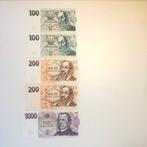 Tsjechië. - 5 banknotes - various dates  (Zonder, Postzegels en Munten