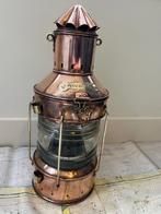 Navigation lamp - Koper, Messing, Glas