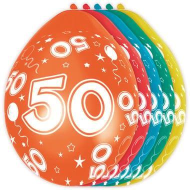 Ballonnen 50 Jaar Versiering 30cm 5st, Hobby & Loisirs créatifs, Articles de fête, Envoi