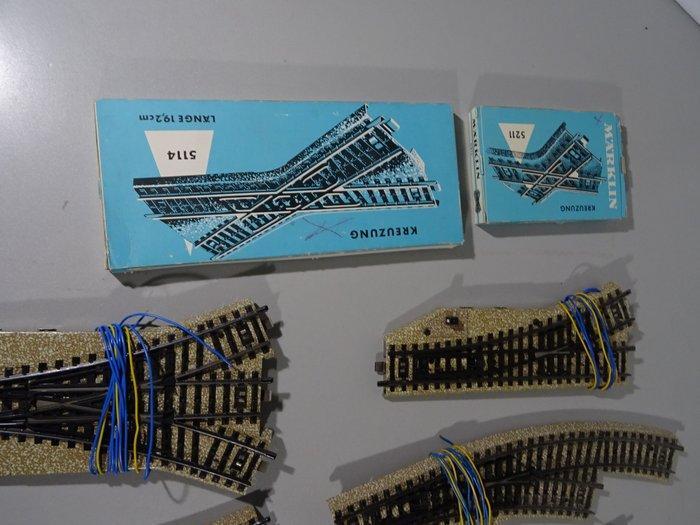 Märklin H0 - Modeltreinsporen (8) - 2 elektrische, Hobby en Vrije tijd, Modeltreinen | H0