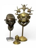 Masques décoratifs en bronze – Sculptures d’inspiration