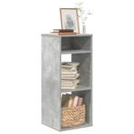 vidaXL Boekenkast 34x31x80 cm bewerkt hout betongrijs, Verzenden, Nieuw