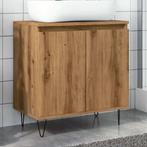 vidaXL Badkamerkast 58x33x60 cm bewerkt hout artisanaal, Huis en Inrichting, Badkamer | Badkamermeubels, Verzenden, Nieuw