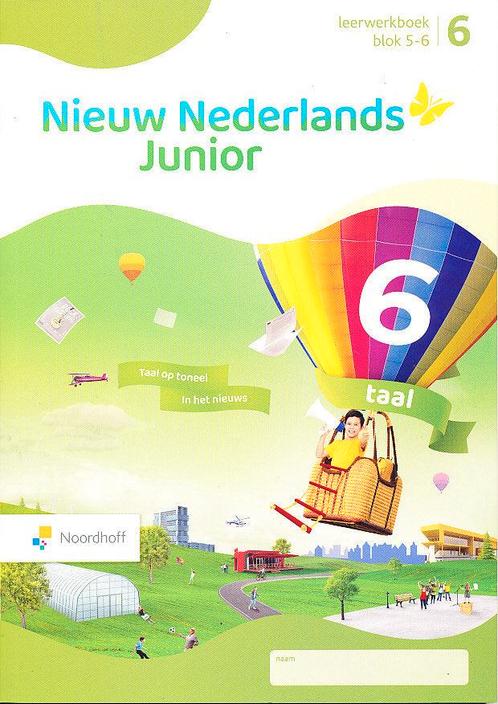 Nieuw Nederlands Junior Taal leerwerkboek blok 5-6 groep 6 (, Livres, Livres scolaires, Envoi
