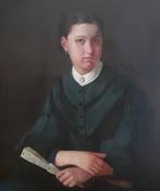 Odoardo Borrani (1833-1903) - Ritratto di ragazza