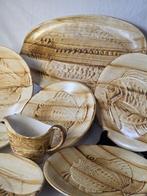 Longchamp - Tafelservies (8) - Aardewerk - Visservies met, Antiek en Kunst